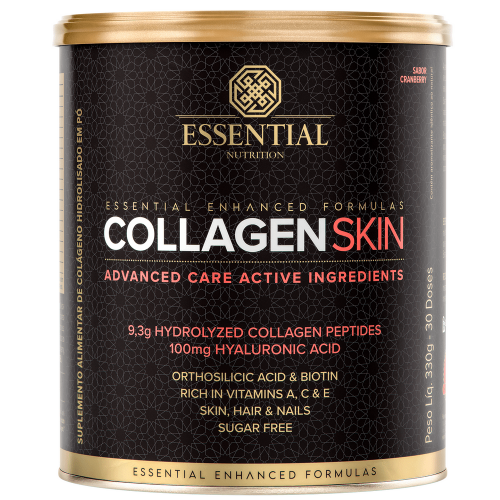 Collagen Skin - Colágeno Hidrolisado (330g) Cranberry - Essential