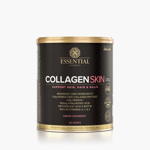 Collagen Skin - Colágeno Hidrolisado (330g) Cranberry - Essential