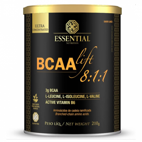 BCAA Lift 8:1:1 Sabor Limão (210g) - Essential
