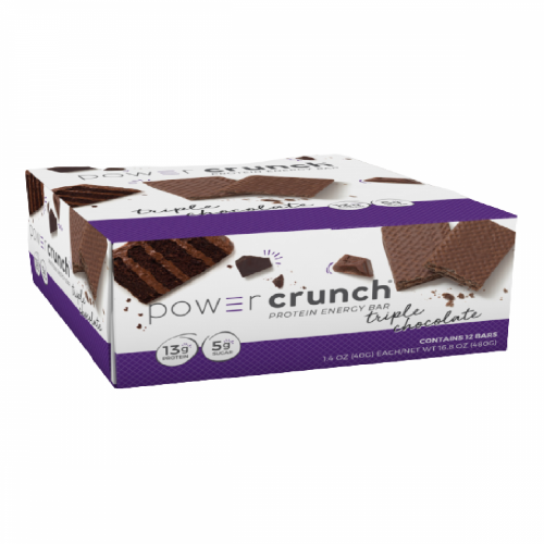 Power Crunch Original Bio Nutricional Sabor Triple Chocolate (Cx c/ 12 unidades de 40g) - BNRG