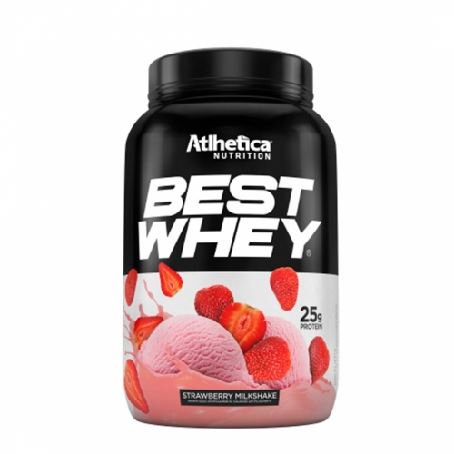 Best Whey Sabor Morango (900g) - Atlhetica Nutrition