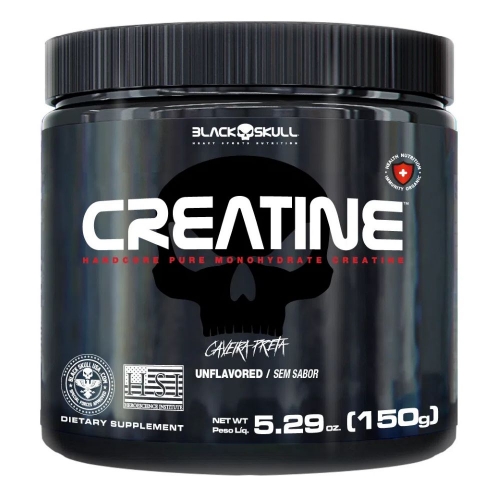 Creatine Caveira Preta (150g) - Black Skull