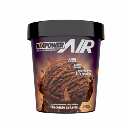 Pasta de Amendoim Integral Air (600g) - Vitapower - Corpo & Vida