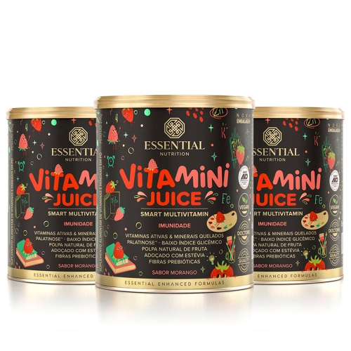 Kit 3unid Vitamini Juice (280g) - Essential Nutrition