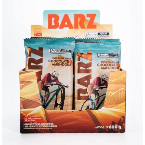 Barz Energy Bar (Cx c/ 10unid 60g) - Z2 Foods